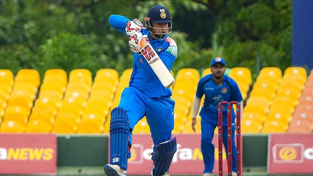 India-A lock horns with Afghanistan-A, in Dambulla, Sri Lanka in match 5 of the tri-nation series. - | Photo: SLC via PTI