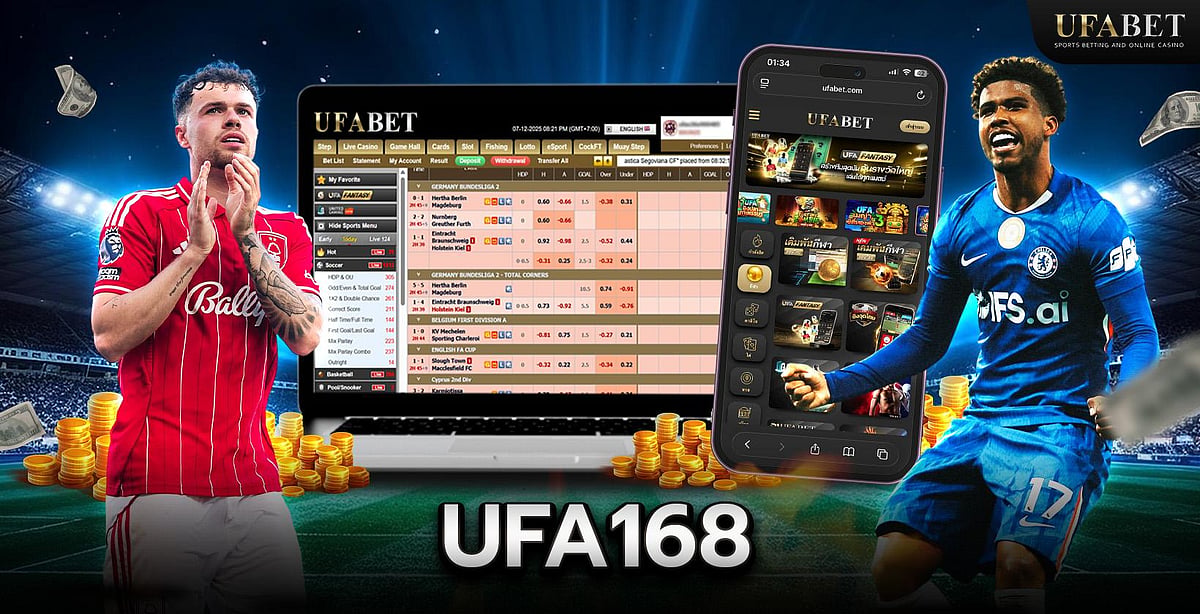 UFA168 website display banner