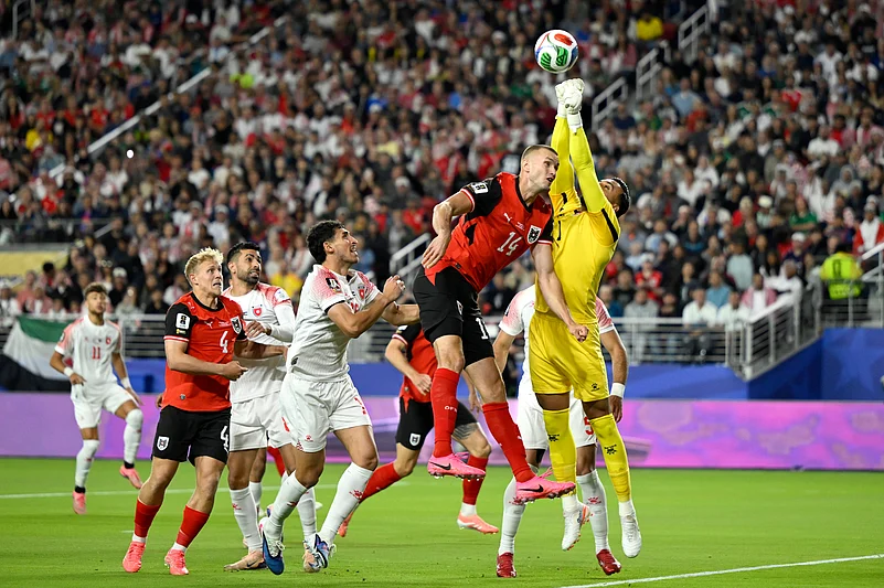 Austria Vs Jordan FIFA World Cup 2026 Group J Yazeed Abulaila In Early Action AP Photo