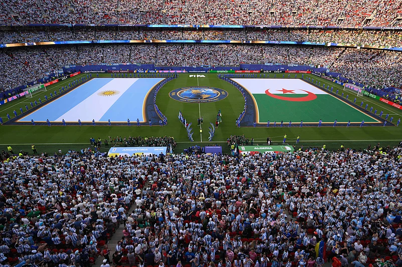 Argentina Vs Algeria FIFA World Cup 2026 Group J Flags AP Photo