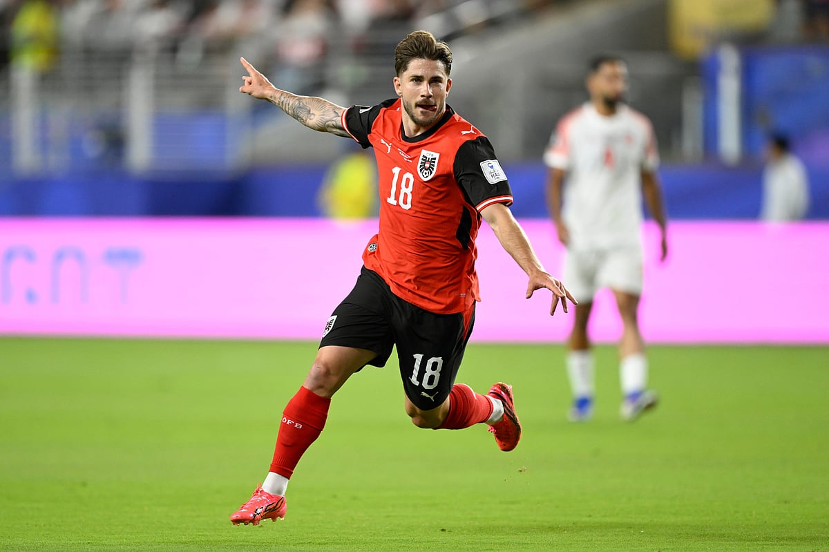 Austria Vs Jordan FIFA World Cup 2026 Group J Schmid Celeb His Goal AP Photo