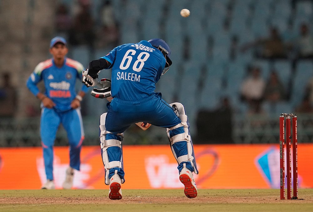 India vs Afghanistan 2nd ODI cricket at Lucknow’s Ekana Stadium-Mohammad Saleem