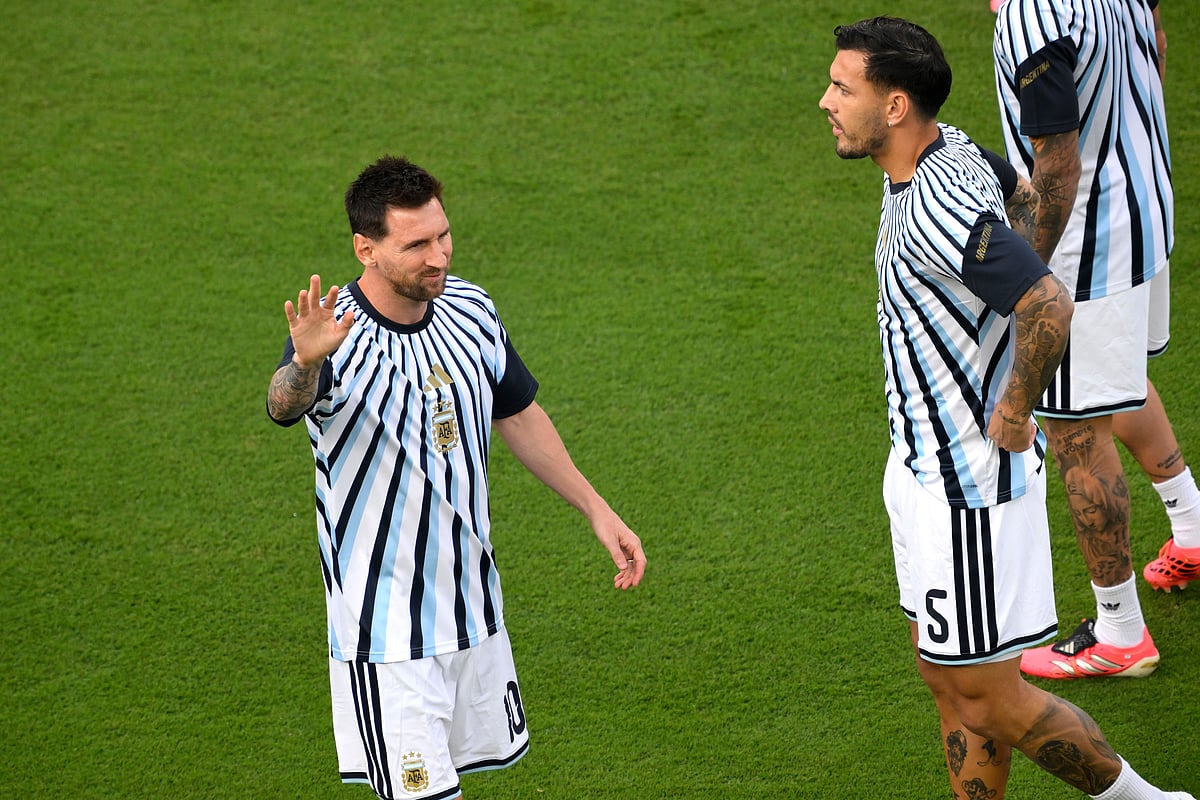 Argentina Vs Algeria FIFA World Cup 2026 Group J Messi Waves AP Photo