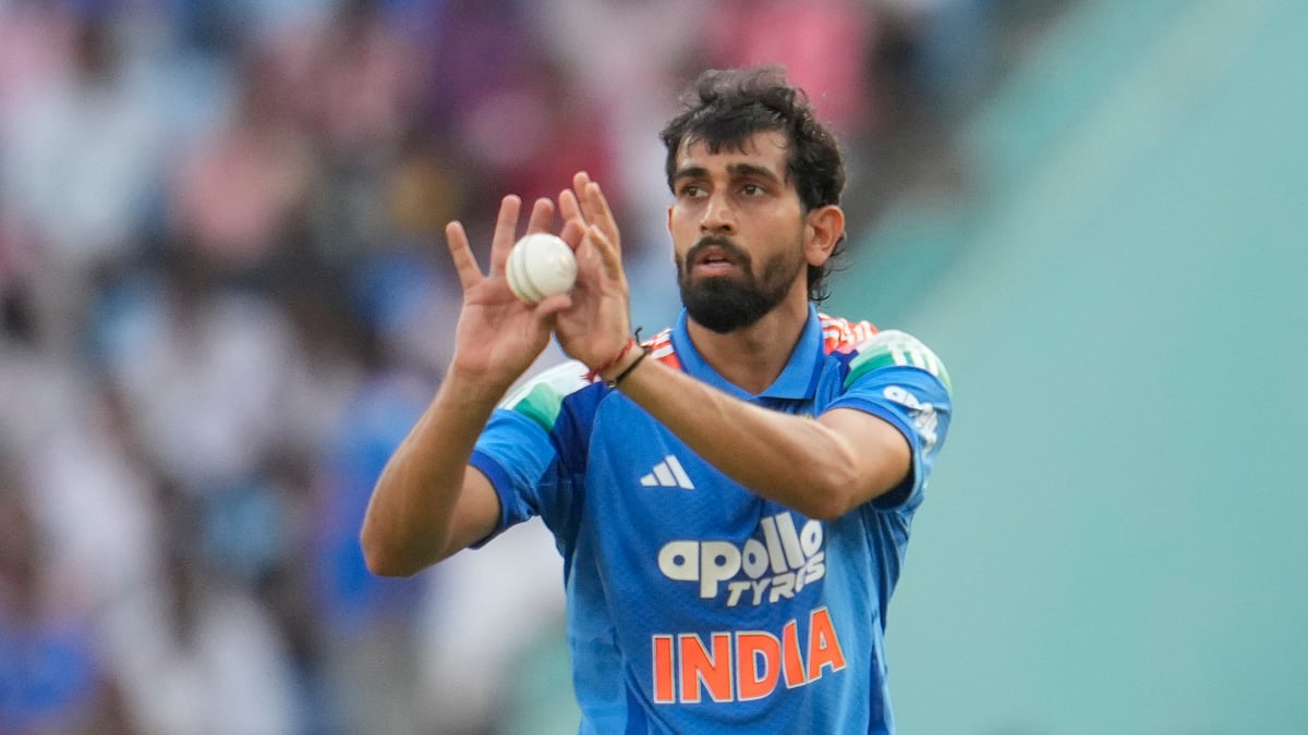 India's Prince Yadav prepares to bowls a delivery during the second ODI cricket match between India and Afghanistan in Lucknow, India, Wednesday, June 17, 2026. - (AP Photo/Manish Swarup)