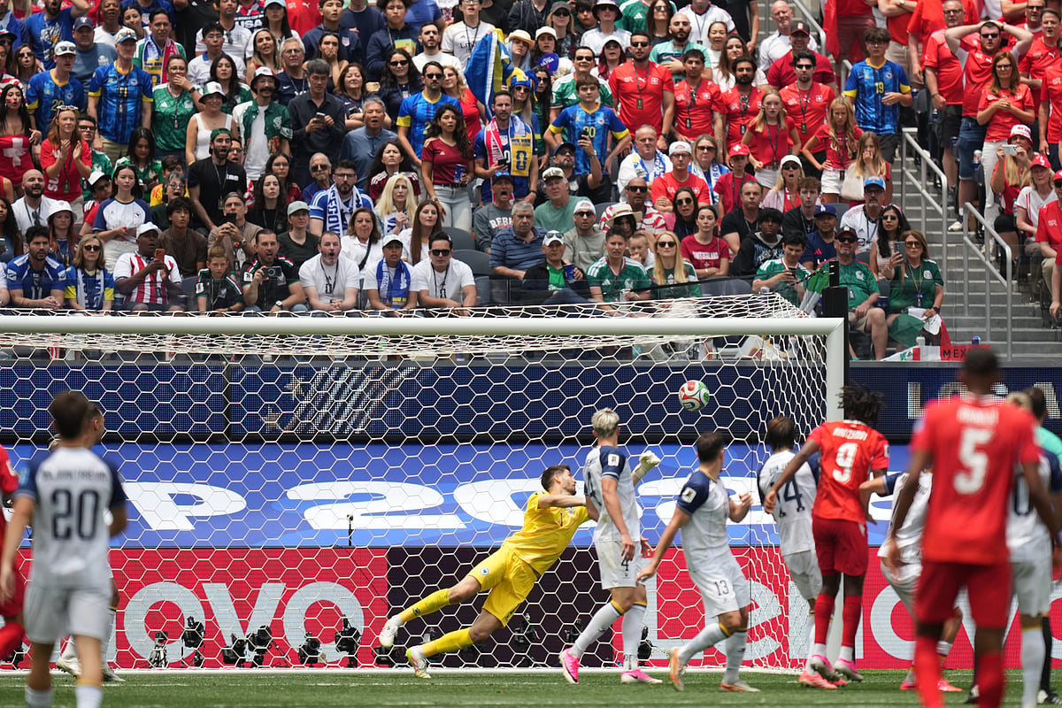 Switzerland Vs Bosnia FIFA World Cup 2026 Group B Johan Manzambi Scores 2 AP Photo