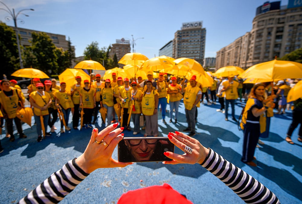 Romania Education Protest
