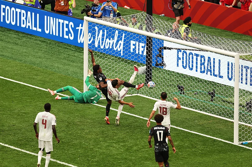 Canada vs Qatar FIFA World Cup 2026 Group B Jonathan David Scores 2nd Goal AP Photo