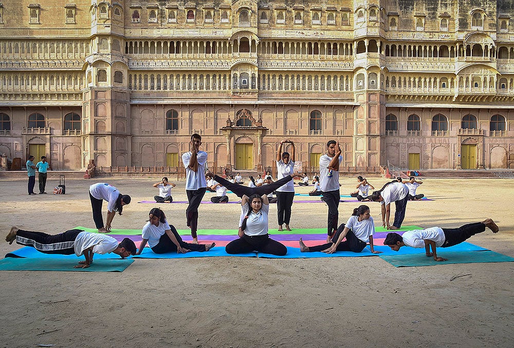 Yoga Day preps in Bikaner