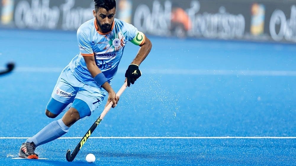 Indian Men's Hockey Captain Manpreet Singh reveals that he takes fitness inspiration from cricketer Virat Kohli. - File
