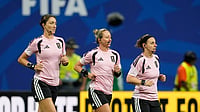 Czechia Vs South Africa, FIFA World Cup 2026 In Pics: See Best Photos From Atlanta Stadium (AP Photo/Mike Stewart) : Referee Tori Penso, center, assistant referees Kathryn Nesbitt, left, and Brooke Mayo, warm up before the World Cup Group A soccer match between Czechia and South Africa in Atlanta, Thursday, June 18, 2026.