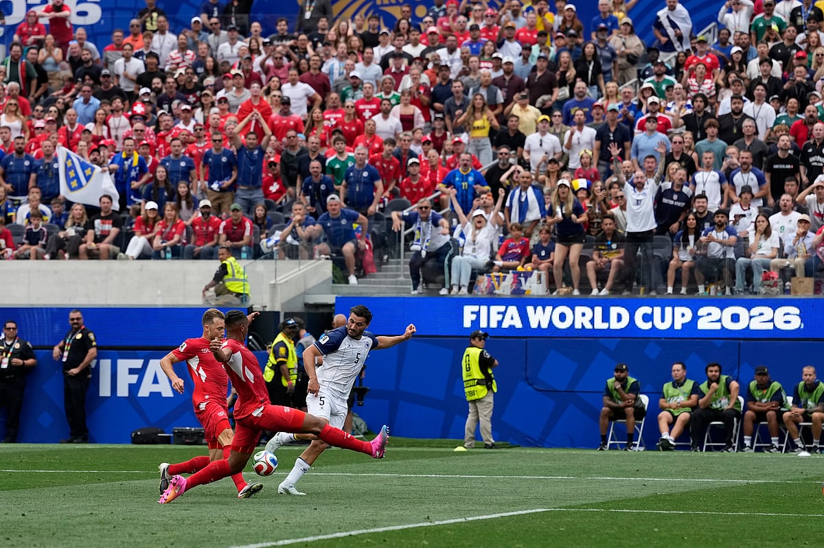 Switzerland Vs Bosnia FIFA World Cup 2026 Group B Sead Kolasinac and Silvan Widmer AP Photo