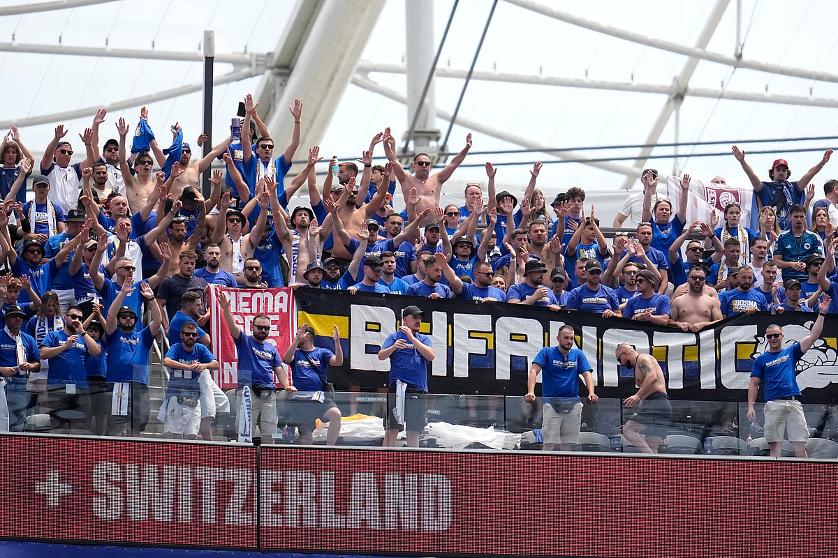 Switzerland Vs Bosnia FIFA World Cup 2026 Group B Bosnia fans post match AP Photo