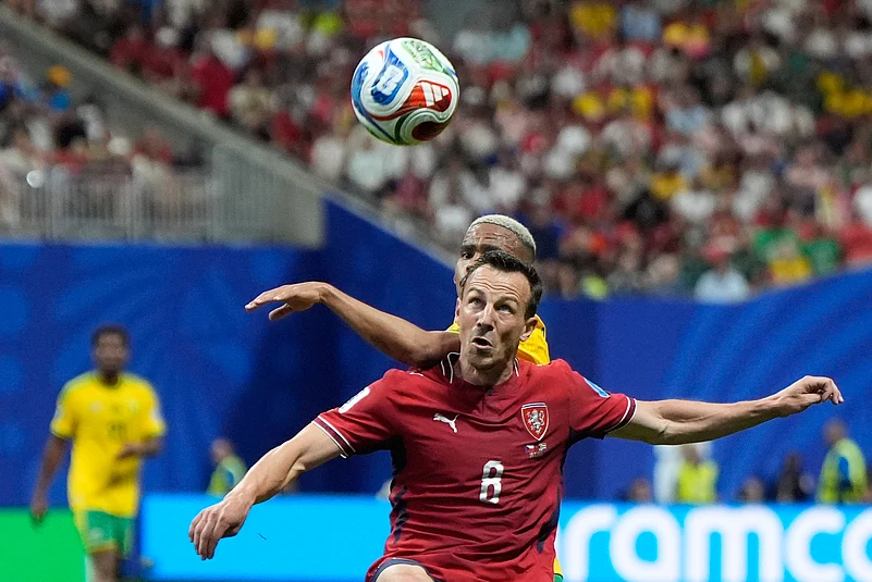 Czechia Vs South Africa FIFA World Cup 2026 Group A Vladimir Darida and Oswin Appollis Ap Photo