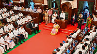 CMOTamilnadu/X via PTI Photo : Governor Arlekar Hails 'New Era' As Tamil Nadu Assembly Sees Disruption-Free Address After Three Years