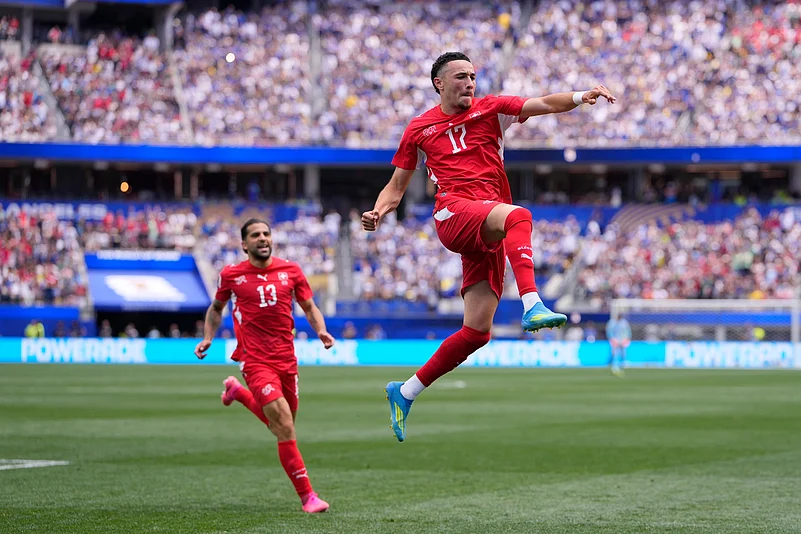 Switzerland Vs Bosnia FIFA World Cup 2026 Group B Ruben Vargas Celebs AP Photo