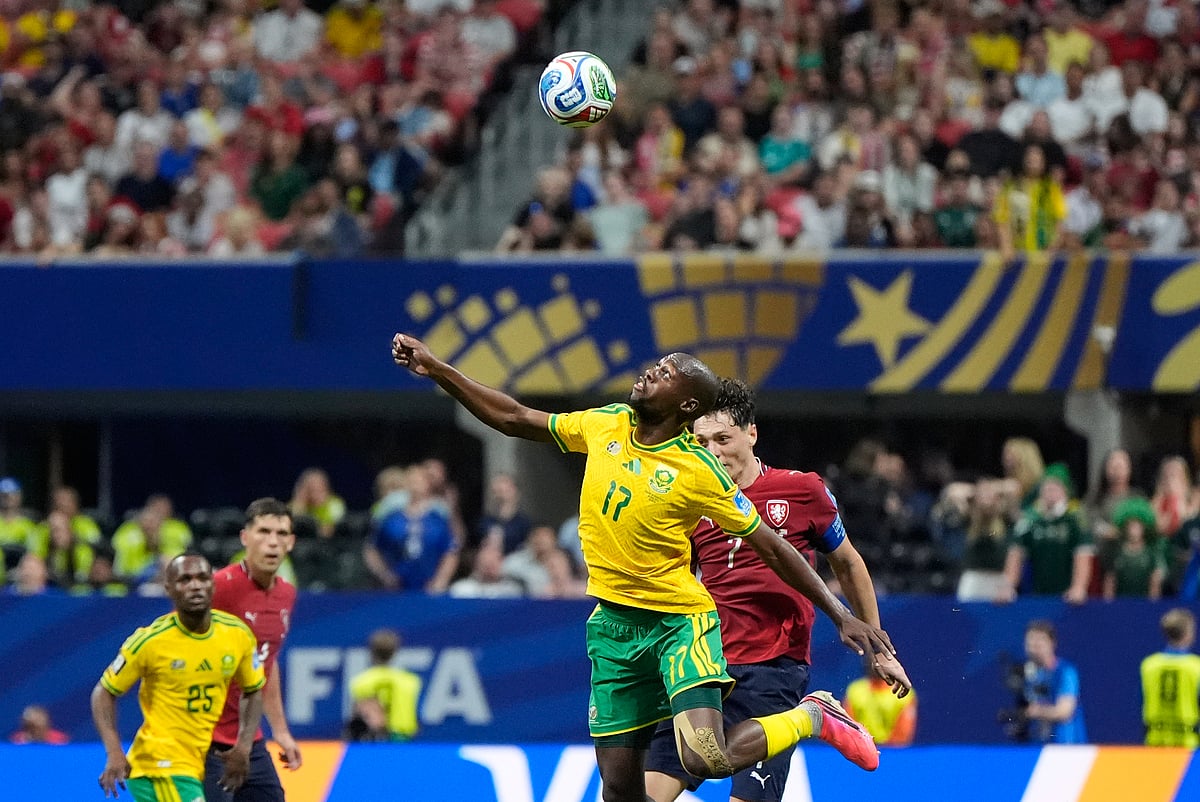 Czechia Vs South Africa FIFA World Cup 2026 Group A Evidence Makgopa Jumps AP Photo