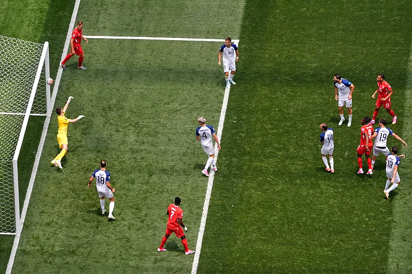 Switzerland Vs Bosnia FIFA World Cup 2026 Group B Johan Manzambi Scores AP Photo