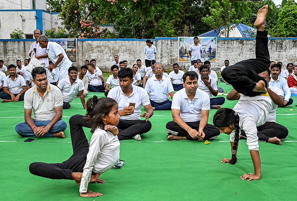 Yoga Day preps in Nadia