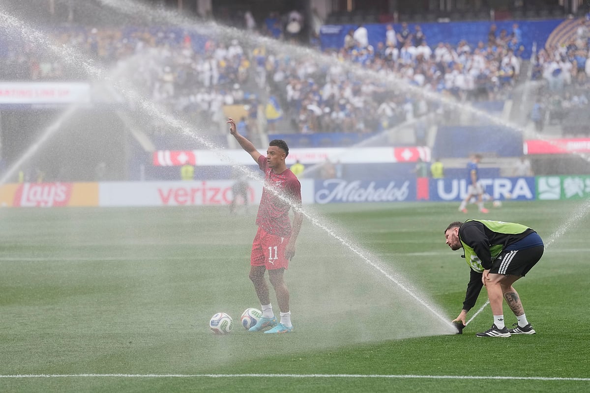 Switzerland Vs Bosnia FIFA World Cup 2026 Group B Dan Ndoye Warm Up AP Photo