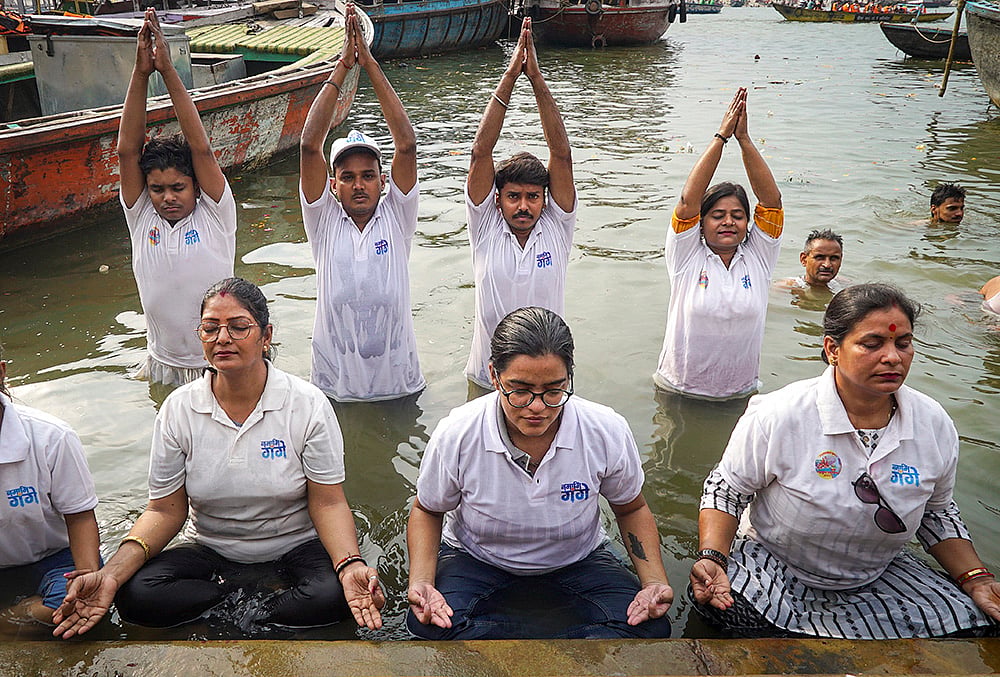 Yoga Day preps in Varanasi