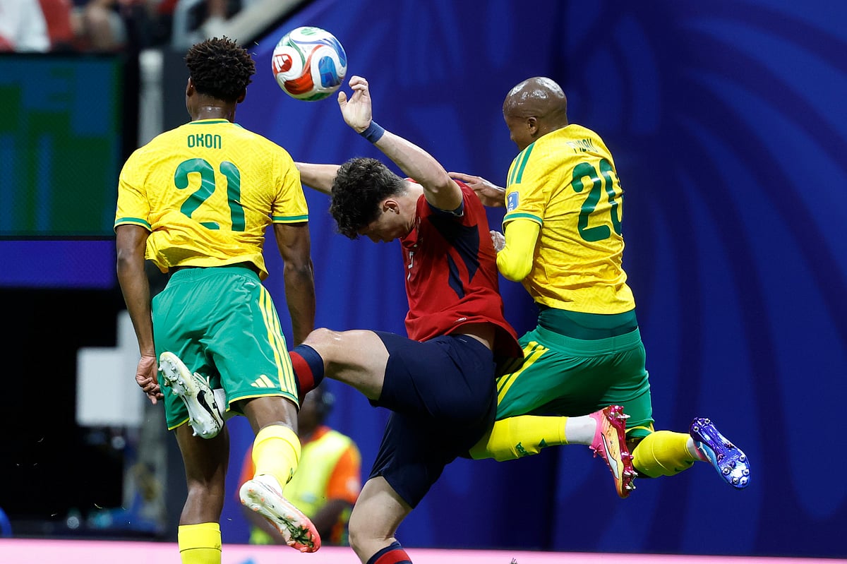Czechia Vs South Africa FIFA World Cup 2026 Group A Ime Okon and Khuliso Mudau AP Photo