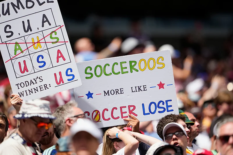 USA vs Australia FIFA World Cup 2026 Group D fans word play AP Photo