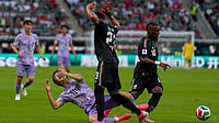 Mexico 0-0 South Korea Live Score, FIFA World Cup 2026: Son And Co Held As Tight Contest Remains Scoreless At Halftime (AP Photo/Ricardo Mazalan) : South Korea's Lee Kang-in (19), left, challenges for the ball with Mexico's Jesus Gallardo (23), second right, during the World Cup Group A soccer match between Mexico and South Korea in Zapopan, near Guadalajara, Mexico, Thursday, June 18, 2026