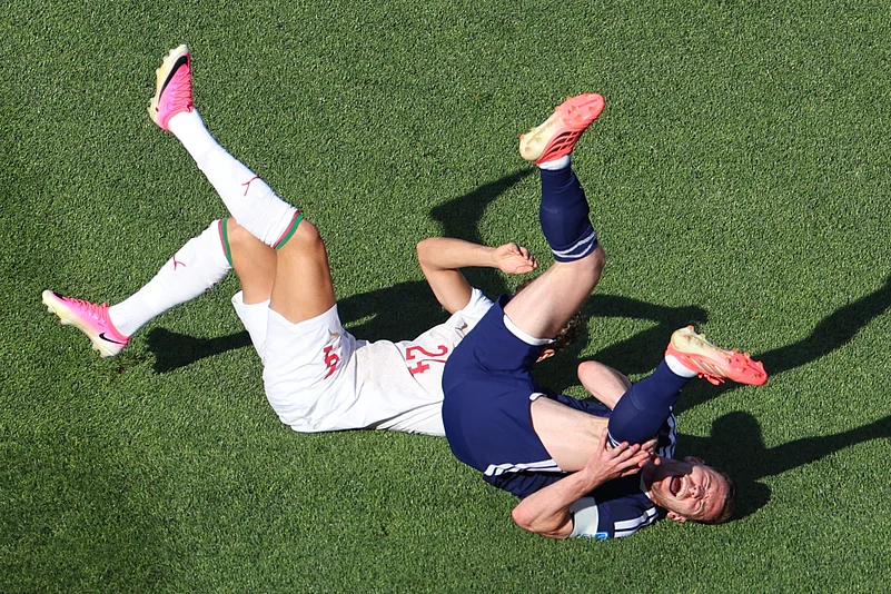 Scotland Vs Morocco FIFA World Cup 2026 Andy Robertson and Neil El Aynaoui AP Photo