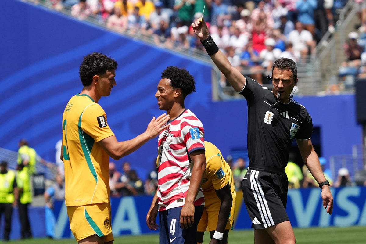 USA vs Australia FIFA World Cup 2026 Group D Alessandro Circati Booked AP Photo