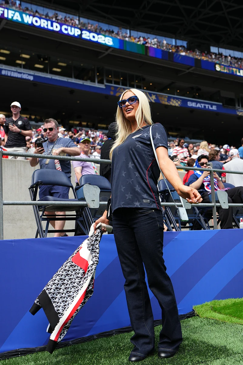 USA vs Australia FIFA World Cup 2026 Group D Paris Hilton AP Photo