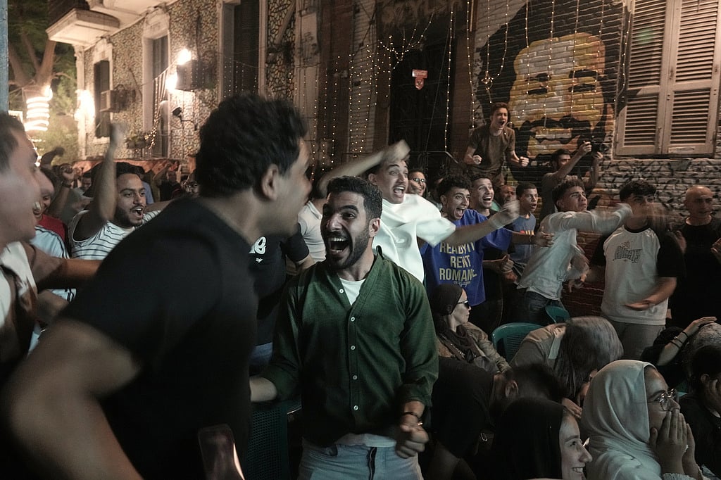 FIFA World Cup 2026 Mohamed Salah Graffiti Cairo AP Photo