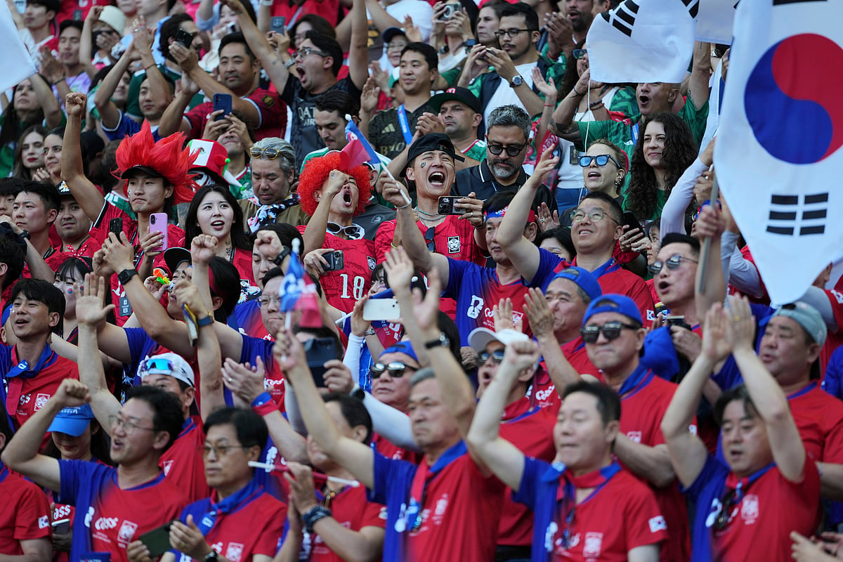 Mexico vs South Korea FIFA World Cup 2026 Group A Korean Fans In Zapopan AP Photo