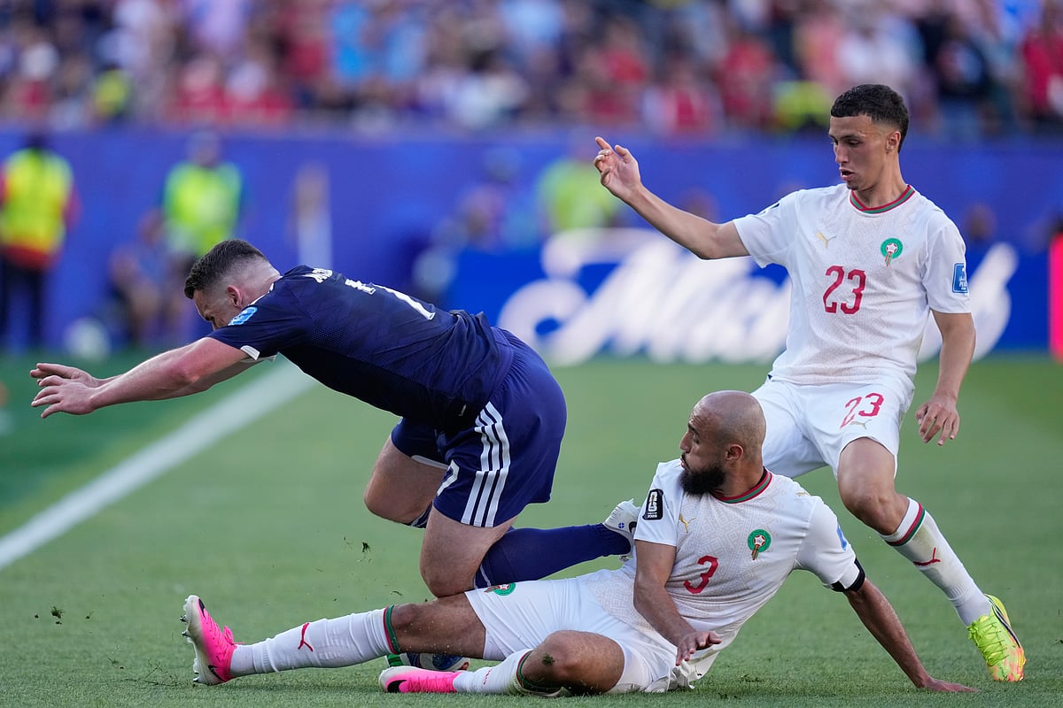 Scotland Vs Morocco FIFA World Cup 2026 John McGinn and Noussair Mazraoui AP Photo