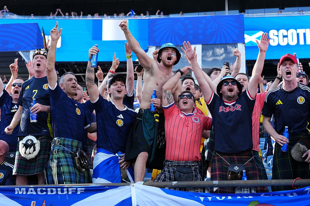 Scotland Vs Morocco FIFA World Cup 2026 SCO fans AP Photo