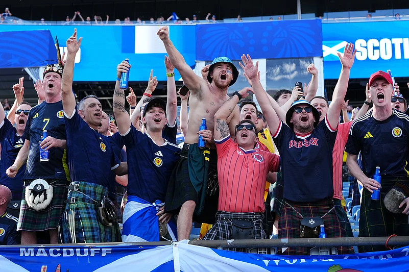 Scotland Vs Morocco FIFA World Cup 2026 SCO fans AP Photo