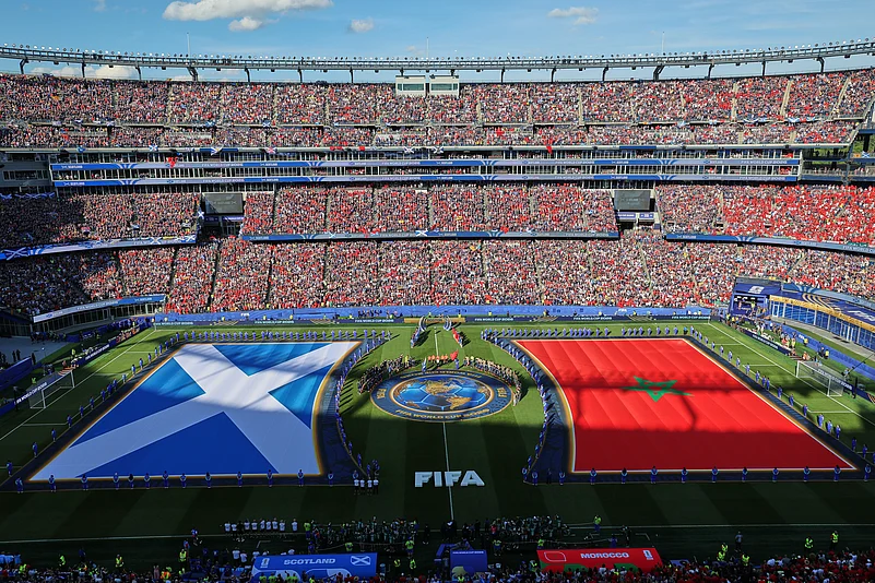 Scotland Vs Morocco FIFA World Cup 2026 Flags AP Photo