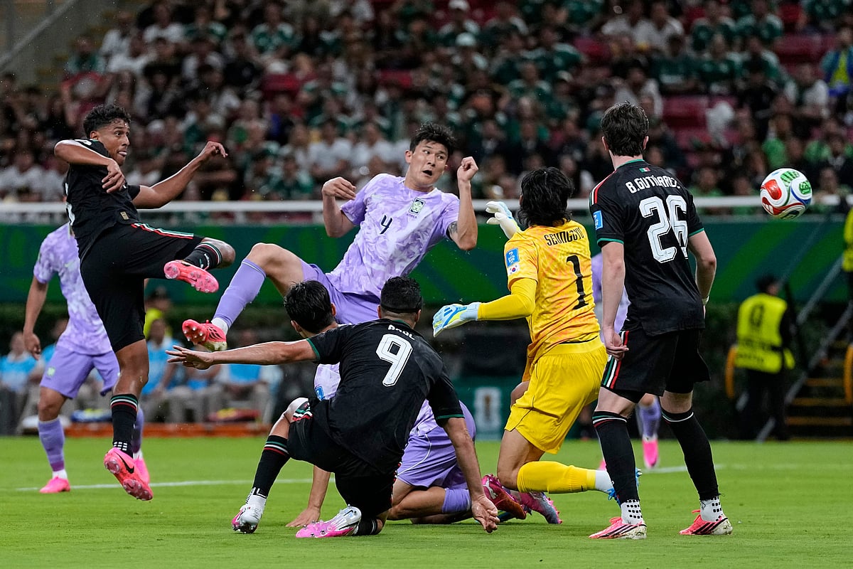Mexico vs South Korea FIFA World Cup 2026 Luis Romo Scores 2 AP Photo