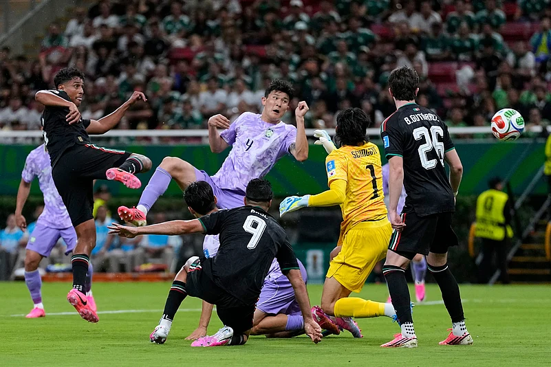 Mexico vs South Korea FIFA World Cup 2026 Luis Romo Scores 2 AP Photo