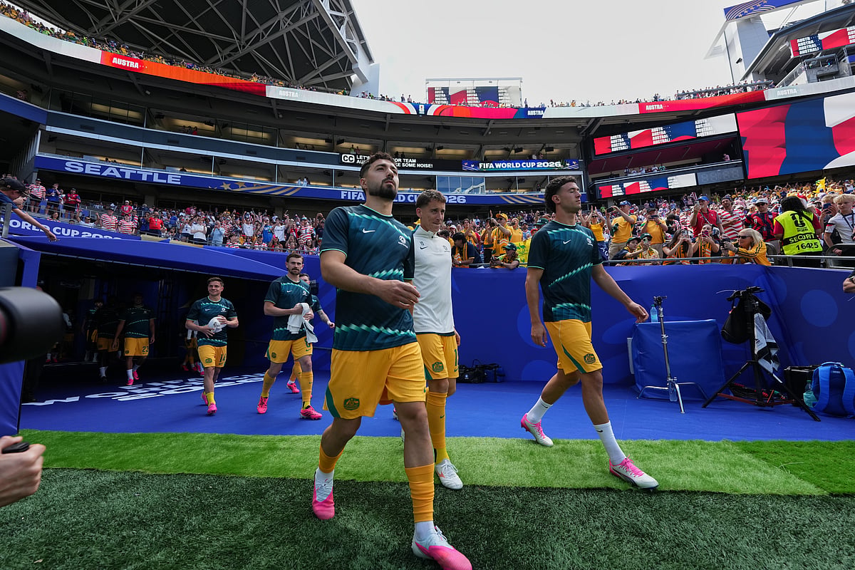 USA vs Australia FIFA World Cup 2026 Group D Aussie players arrive AP Photo