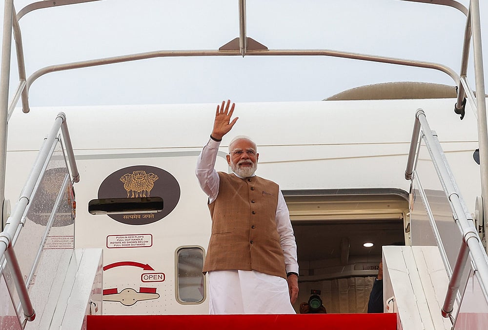 PM Modi departs for New Delhi