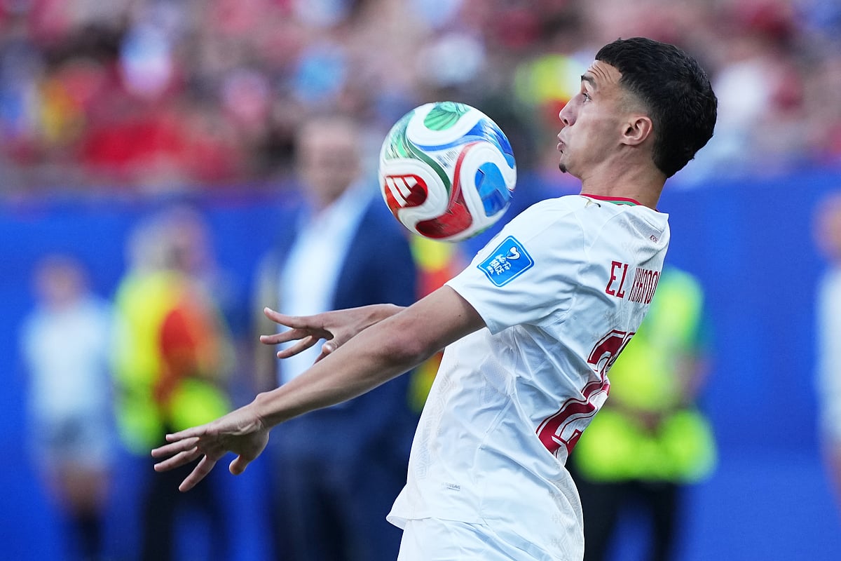 Scotland Vs Morocco FIFA World Cup 2026 Bilal El Khannouss Controls AP Photo