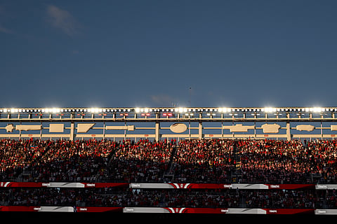Fans look on before the World Cup Group D soccer match between Turkey and Paraguay in Santa Clara, Calif., near San Francisco, Friday, June 19, 2026