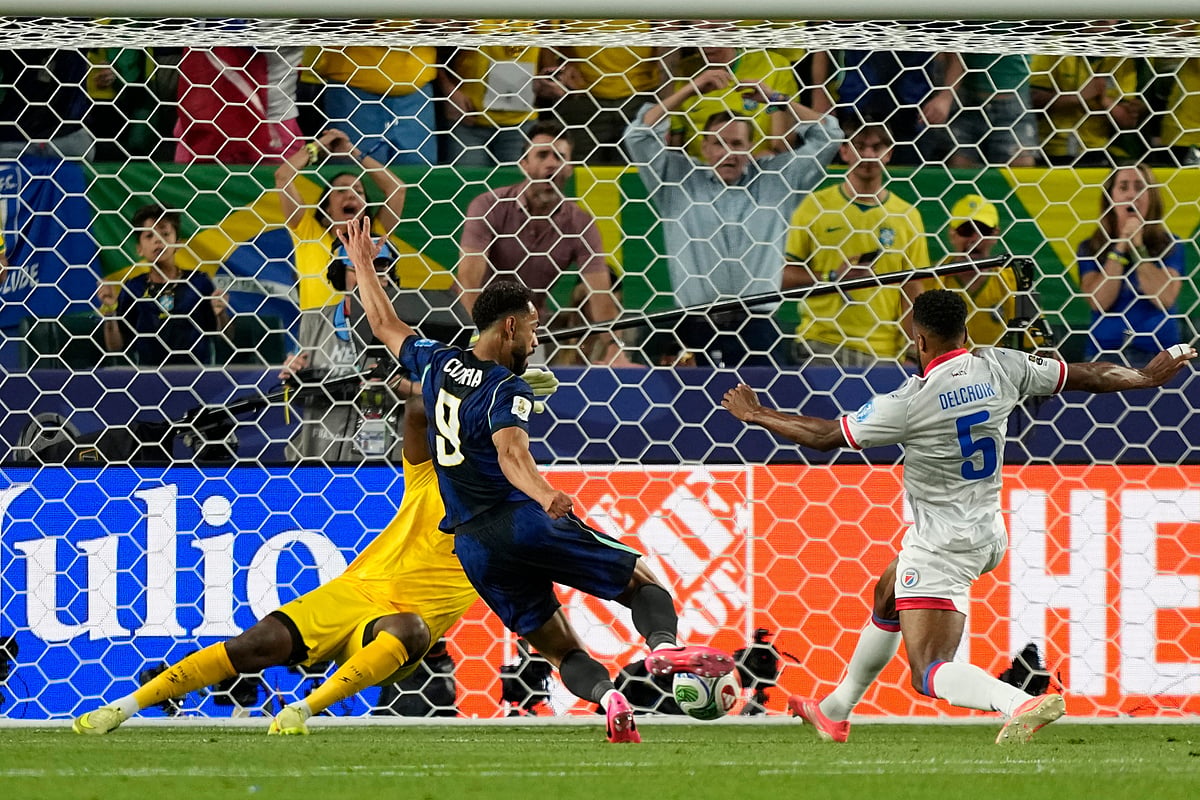 Brazil vs Haiti FIFA World Cup 2026 Matheus Cunha Scores AP Photo