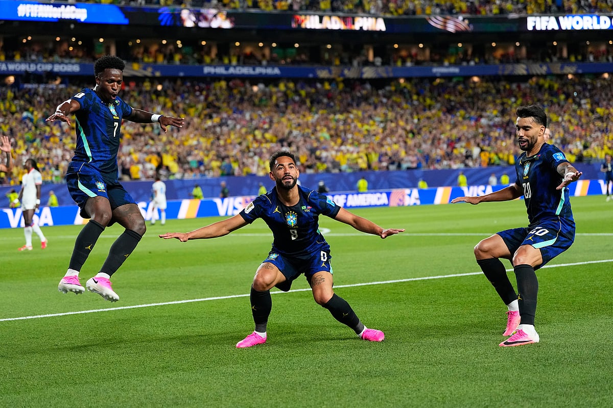 Brazil vs Haiti FIFA World Cup 2026 Cunha Vini Paqueta Celeb AP Photo