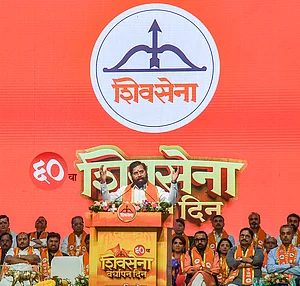 PTI : Official sources said the approval of the merger has increased the strength of the Shinde-led Shiv Sena in the Lok Sabha from seven to 13 MPs.