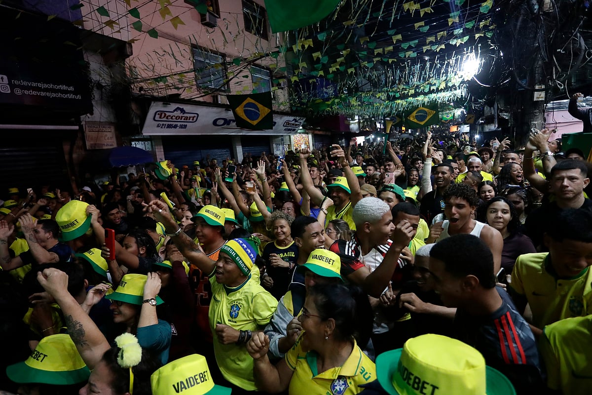 Brazil vs Haiti FIFA World Cup 2026 Rocinha favela fans AP Photo