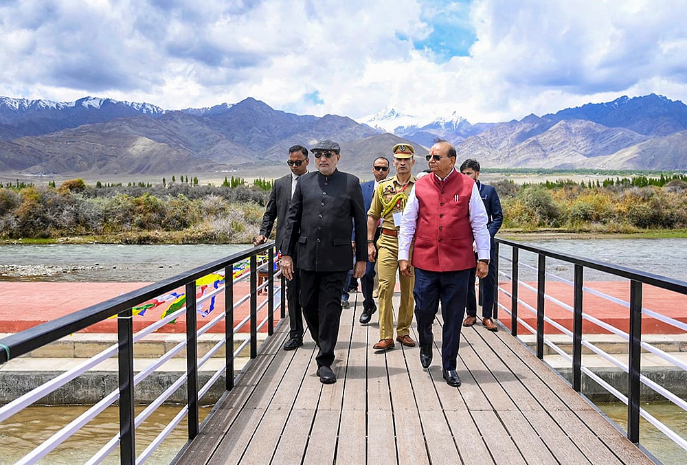 CP Radhakrishnan in Ladakh