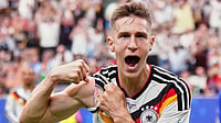 Germany Vs Ivory Coast LIVE Score, FIFA World Cup 2026: Nagelsmann's Side Display Clinical Attacking Prowess Warlier AP Photo/Karen Warren : Germany's Nico Schlotterbeck celebrates after scoring his side's second goal during the World Cup Group E soccer match between Germany and Curacao in Houston.