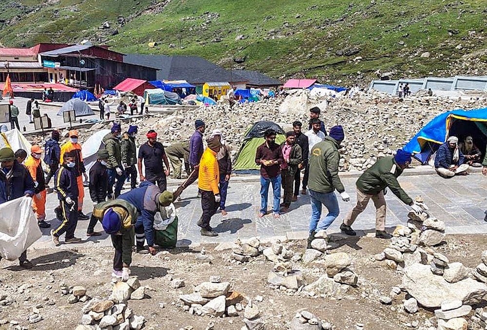 Cleanliness drive in Rudraprayag