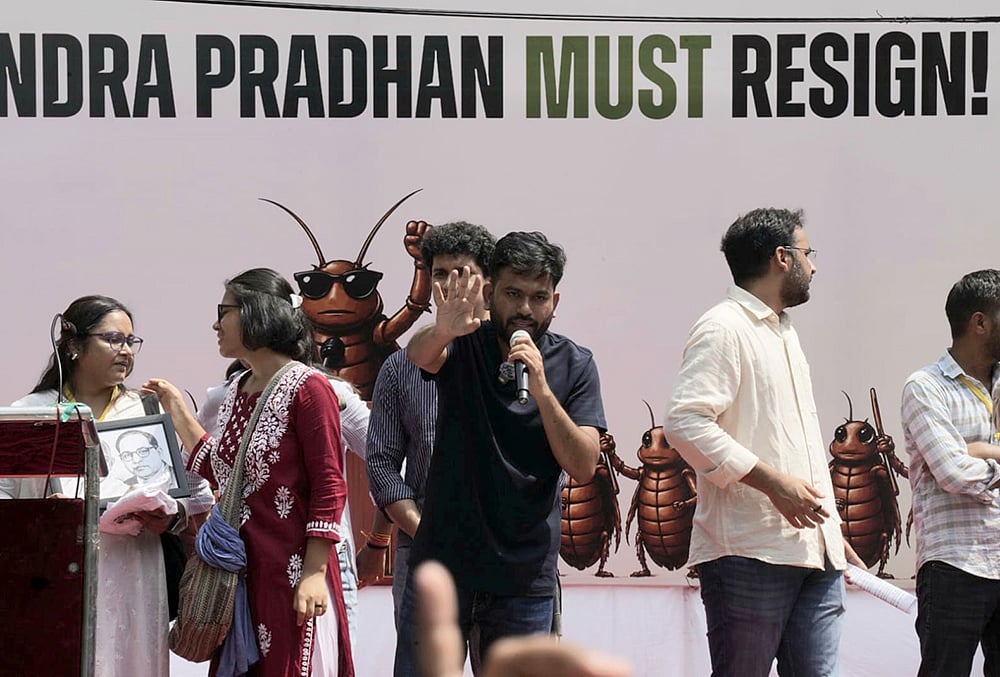 CJP protest at Delhis Jantar Mantar-Abhijeet Dipke